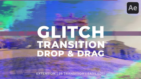 Videohive Glitch Transition 61338674