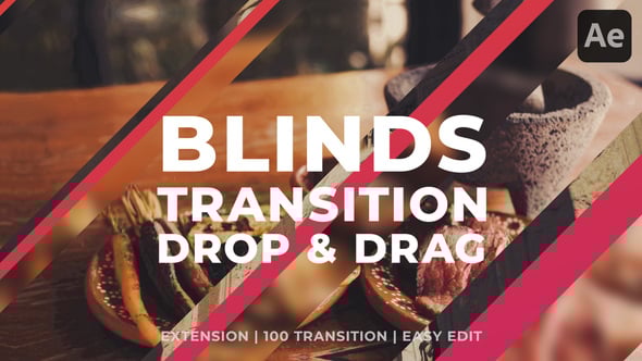 Videohive Clean Blinds Transition 61338686