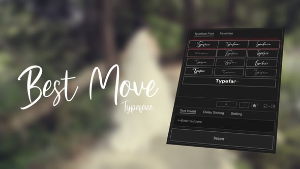 Videohive Animated Typeface – Best Move