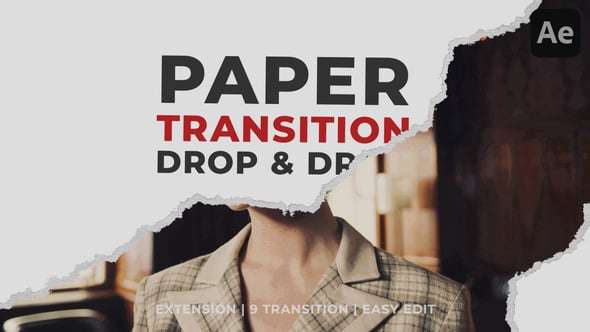 Videohive Paper Grunge Transition