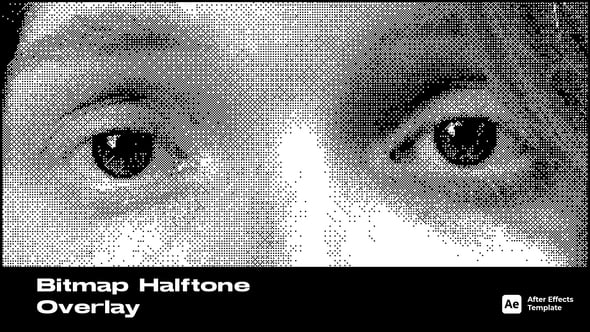 Videohive Bitmap Halftone Overlay