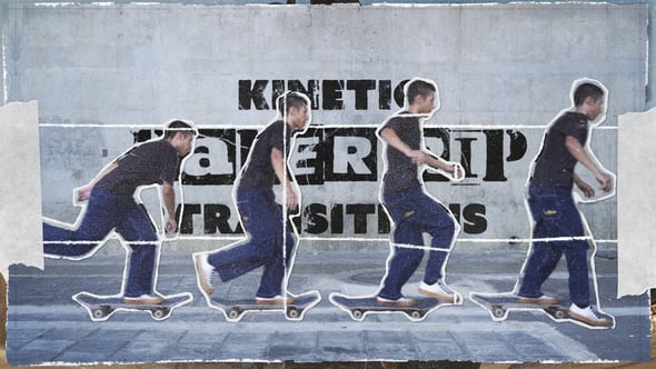 Videohive Kinetic Paper Rip Transitions