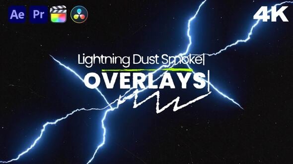 Videohive Lightning Dust & Smoke Overlays – Cinematic FX Pack