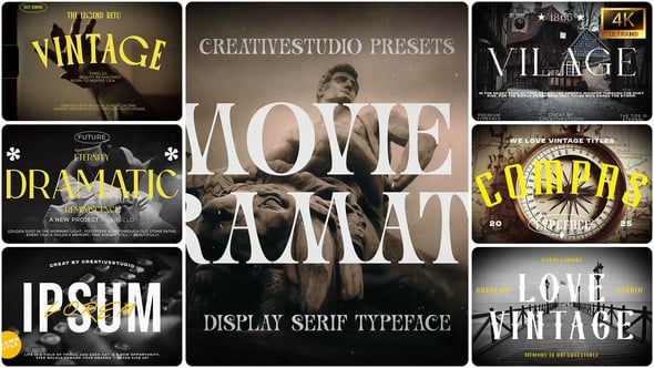 Videohive Dramatic Movie Titles