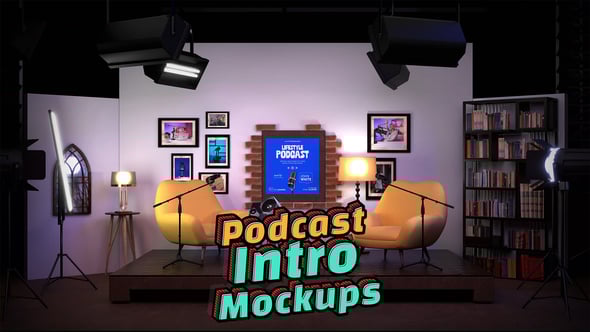 Videohive Podcast Intro Mockups – Animated Opener for Reels & Shorts