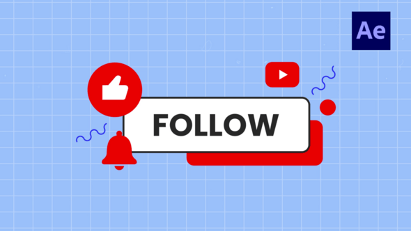 Videohive Social Media Subscribe Titles /Ae 57698796