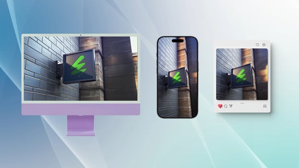 Videohive Creative Logo Mockups Vertical & Social Media Logo Showcase