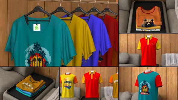 Videohive T-Shirt Mockup 61242165