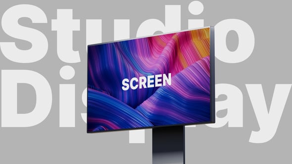 Videohive Studio Display Mockup