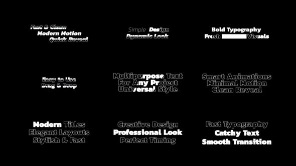 Videohive Text Animation | AE 58126999