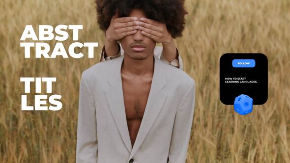 Videohive Abstract Titles 58107023