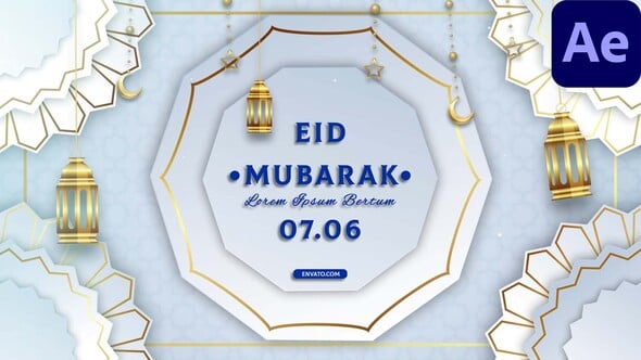 Videohive Eid Mubarak 4 in 1