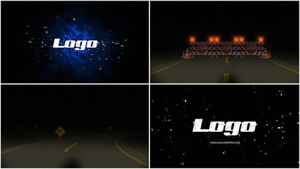 Videohive Road Logo Animation