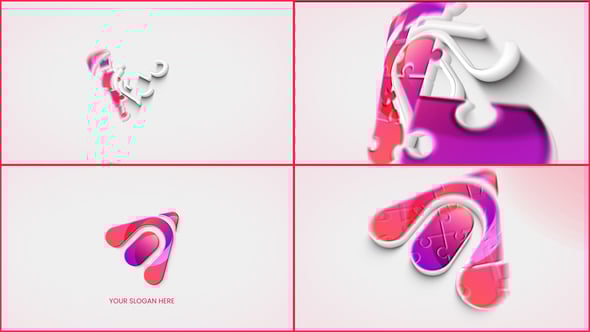 Videohive Puzzle Logo Reveal 58210484