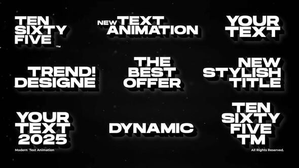 Videohive Modern Text Animation | After Effects 57643791