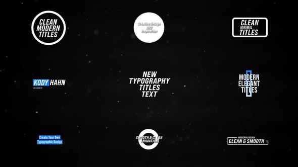 Videohive Simple Titles | After Effects 61240879