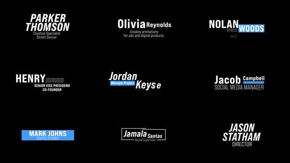 Videohive Lower Thirds | AE 61226735