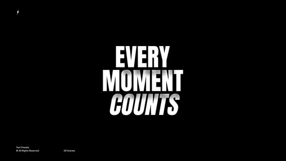 Videohive Text Presets | After Effects 60938140