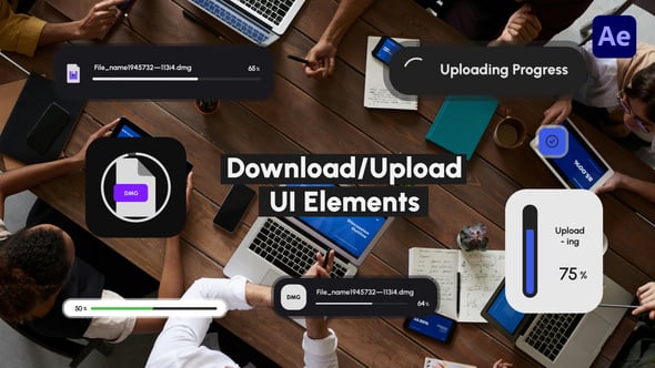 Videohive File Upload and Download UI