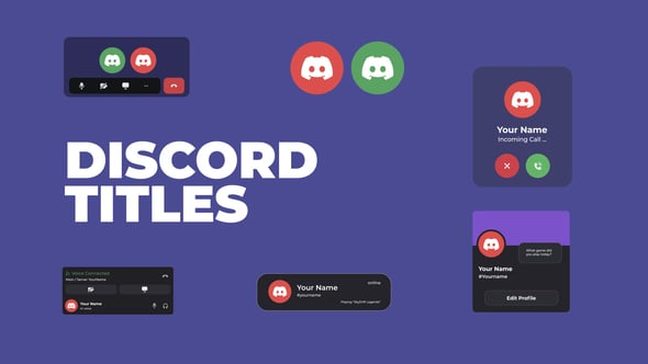 Videohive Discord Titles