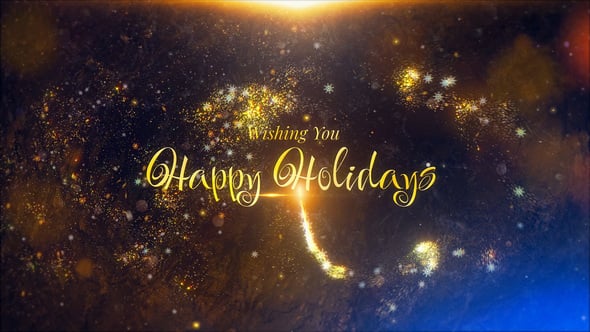 Videohive Magic Holiday Sparkles Intro