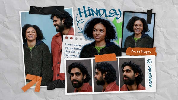 Videohive Scrapbook Photo Collage Video Template