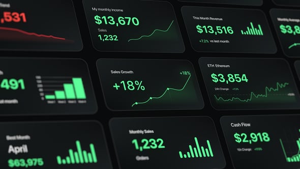 Videohive Number Counter — Business Dashboard Infographics