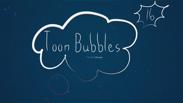 Videohive Abstract Bubbles Pack Scribble Elements | 16 Doodle Animations