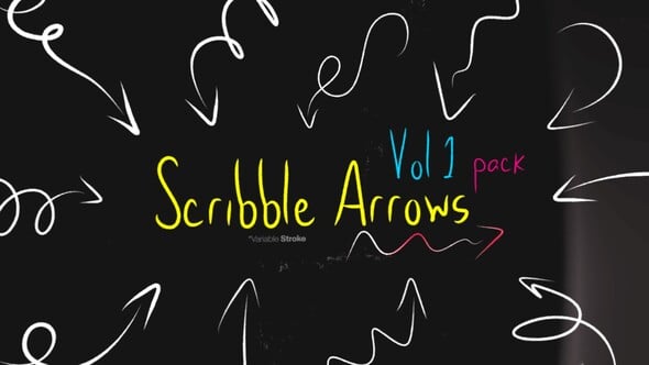 Videohive Arrows Pack Vol 01 Scribble Elements | 65 Doodle Animations