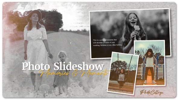 Videohive Emotional Photo Slideshow | Memories Photo Slideshow