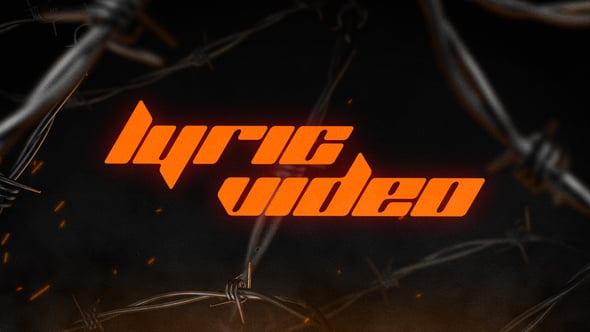 Videohive Lyric Video – Chains (After Effects template for song lyrics)