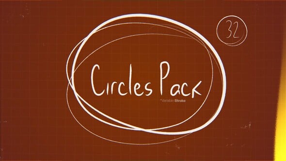 Videohive Circles Pack Scribble Elements | 32 Doodle Animations
