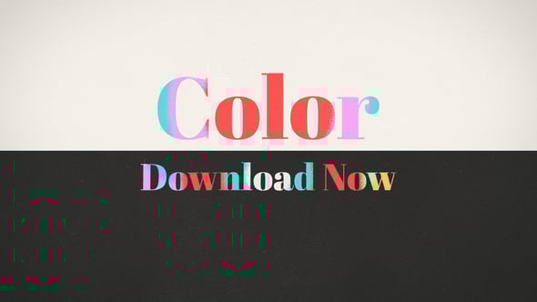 Videohive Color – Text Logo Reveal