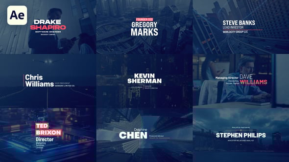 Videohive Lower Thirds 58163331