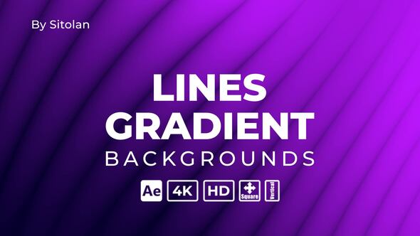 Videohive Lines Gradient Backgrounds 61227847