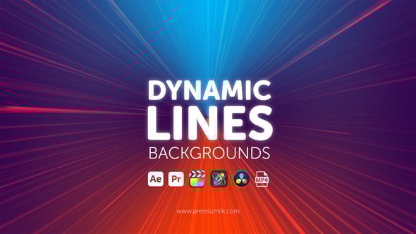 Videohive Dynamic Lines Backgrounds