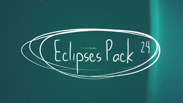 Videohive Ellipses Pack Scribble Elements | 24 Doodle Animations