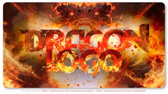 Videohive Epic Dragon Fire Logo Reveal