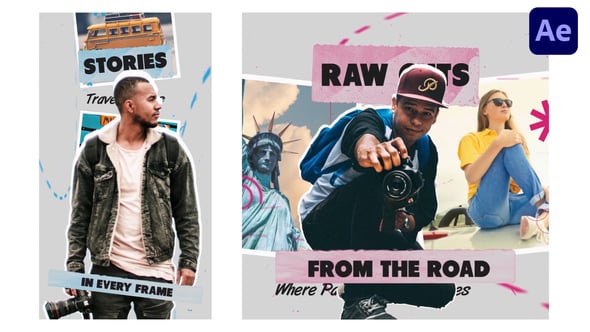 Videohive Travel Vlogger Journey Intro