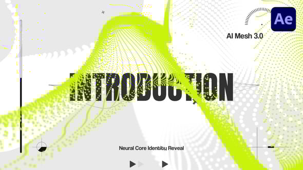 Videohive Digital Mesh Logo Reveal