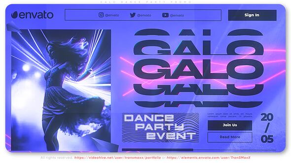 Videohive Galo Dance Party Promo