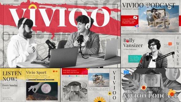 Videohive Editorial Podcast Opener
