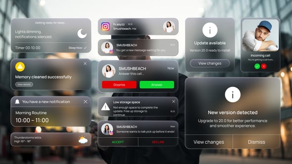 Videohive Notification App Widget