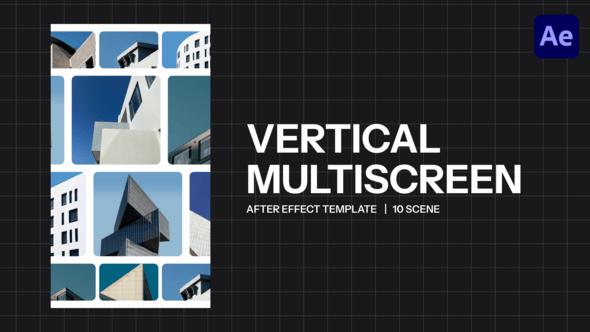 Videohive Vertical Multiscreen
