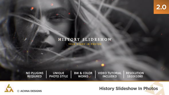 Videohive History Slideshow In Photos