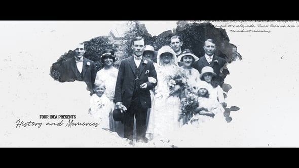 Videohive History and Memories | Watercolor & Ink Slideshow