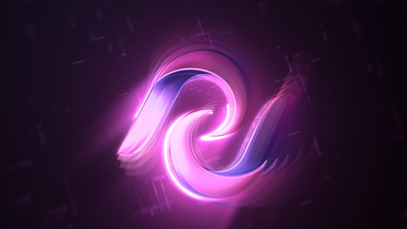 Videohive Technology Neon Logo Reveal