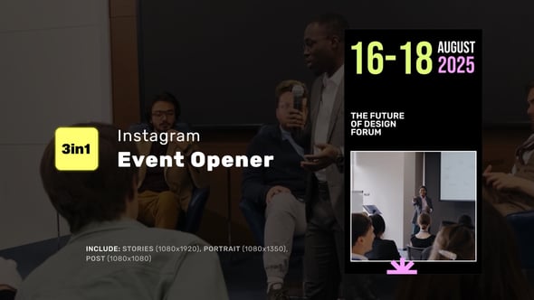 Videohive Vertical Event Opener