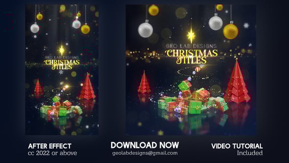Videohive Christmas Titles 61207343