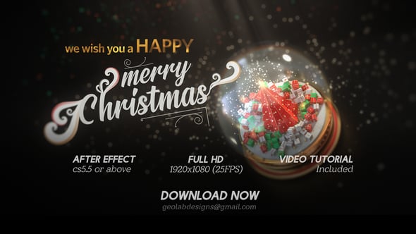 Videohive Merry Christmas l Christmas Wishes l Christmas Greeting